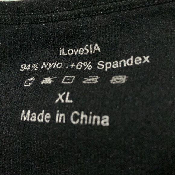 I LOVE SIA maternity and nursing dress or base layer black spaghetti strap XL - Picture 11 of 11